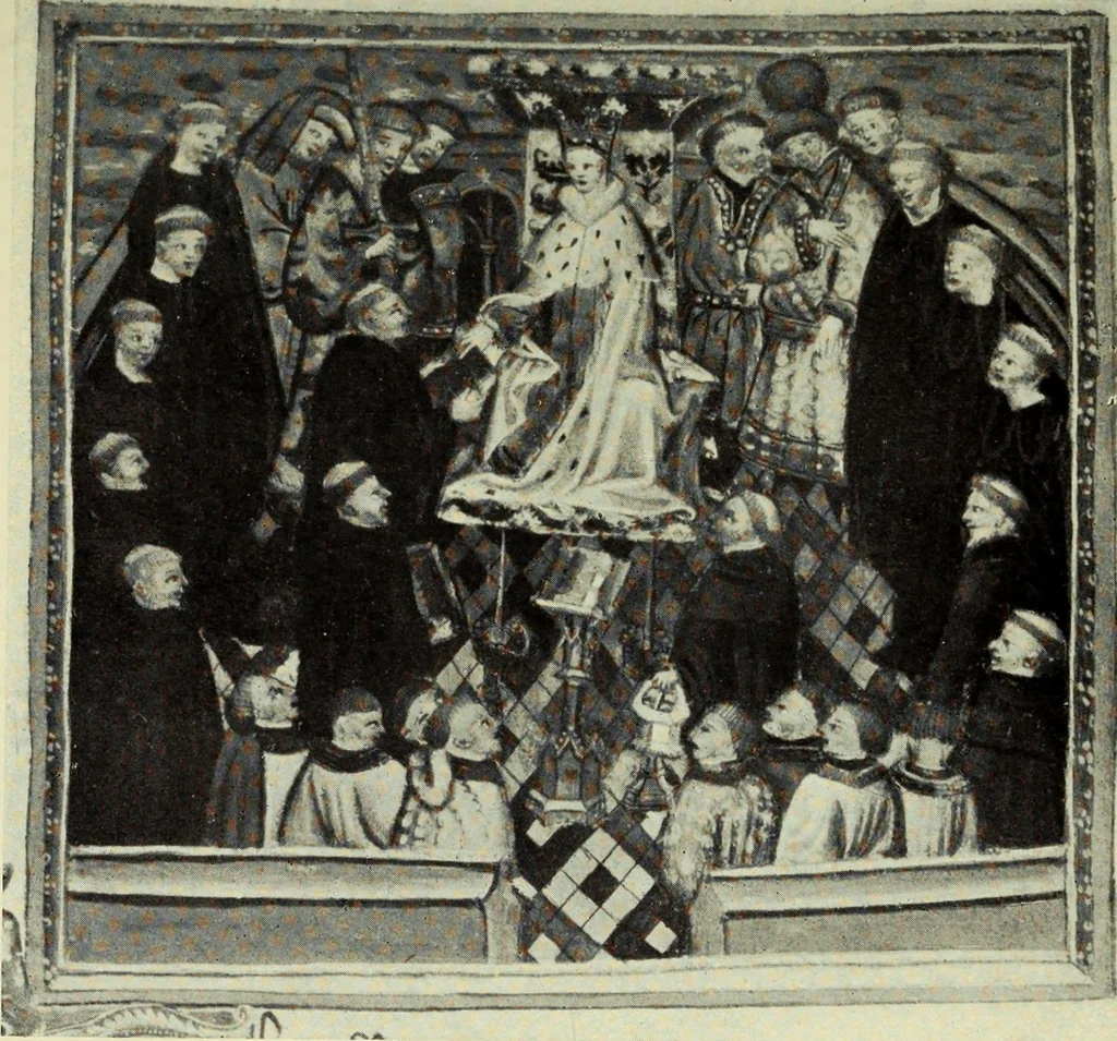 An illustration from English monastic life, 1904, leaf 179