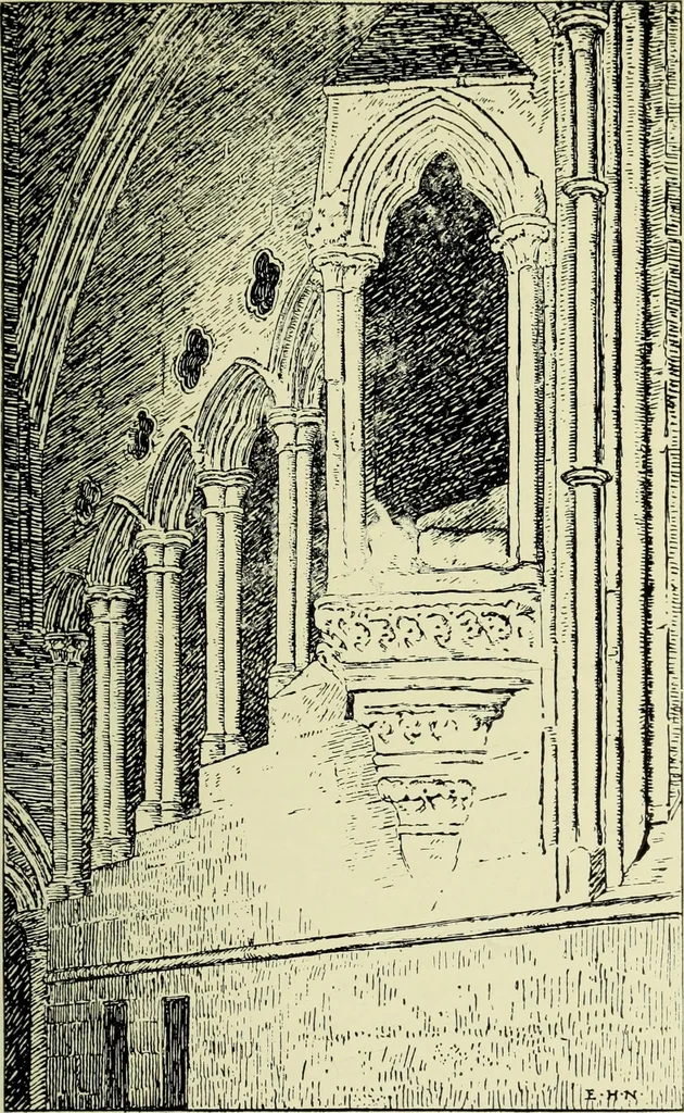 An illustration from English monastic life, 1904, leaf 193