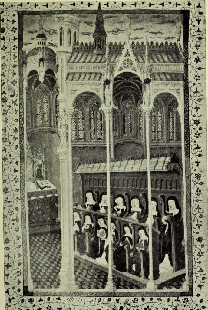 An illustration from English monastic life, 1904, leaf 219