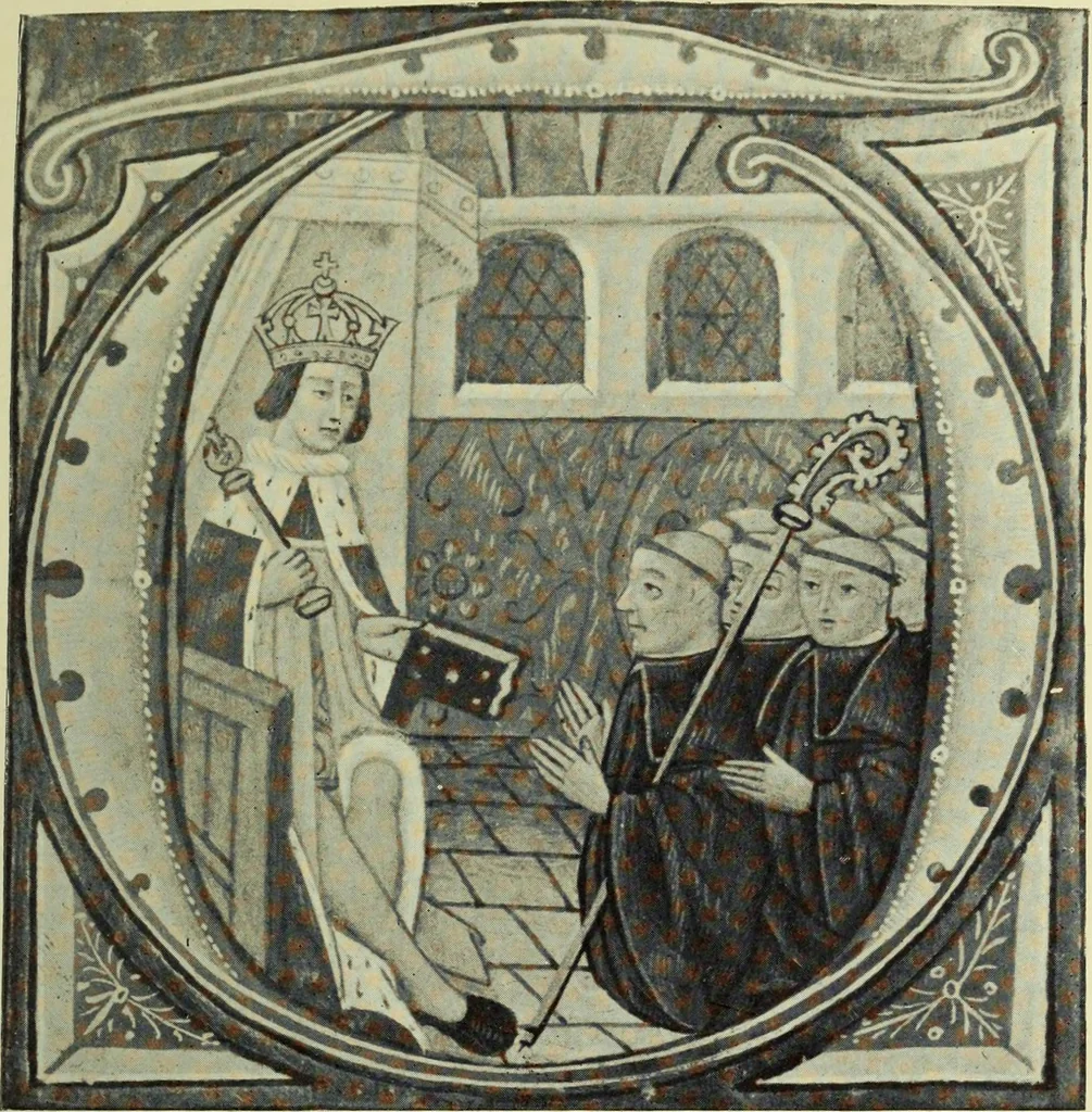 An illustration from English monastic life, 1904, leaf 259