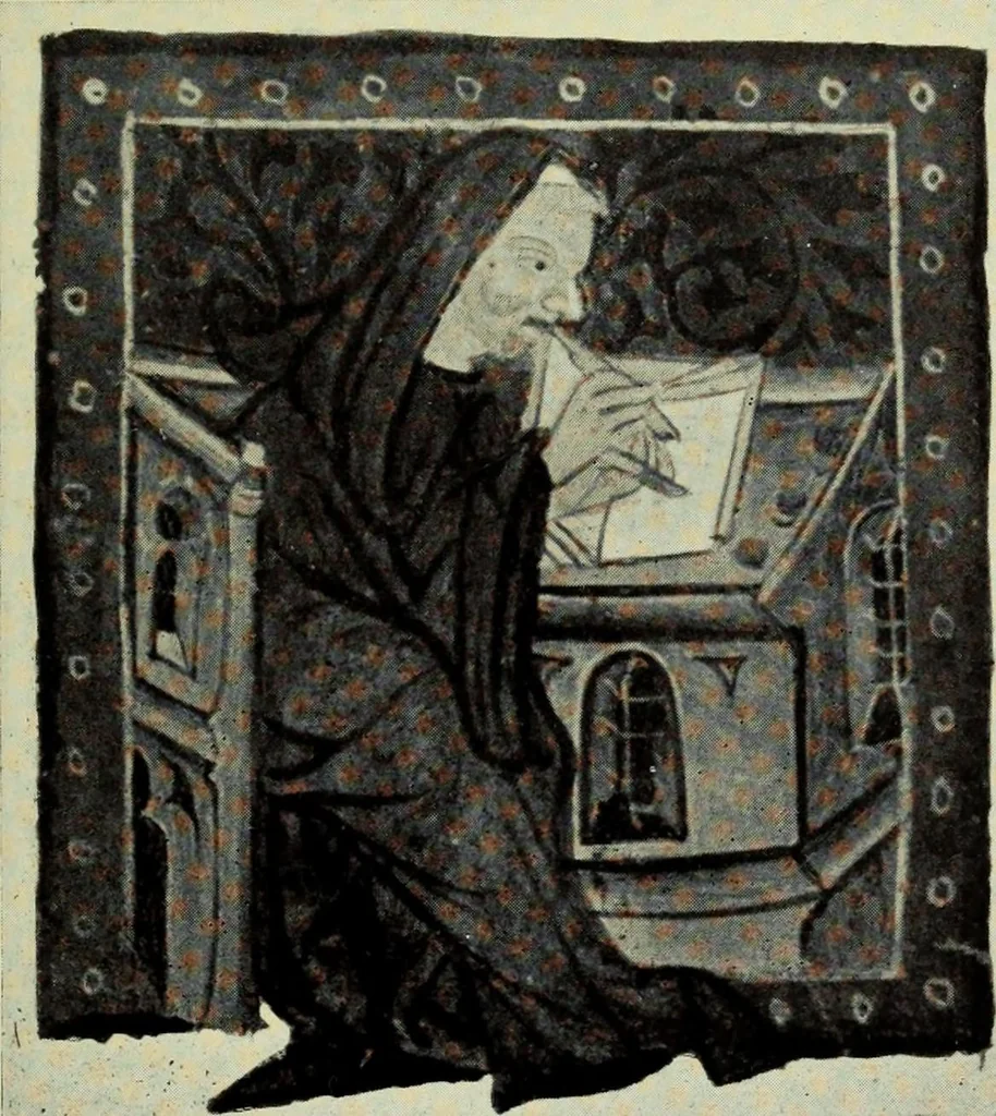 An illustration from English monastic life, 1904, leaf 267