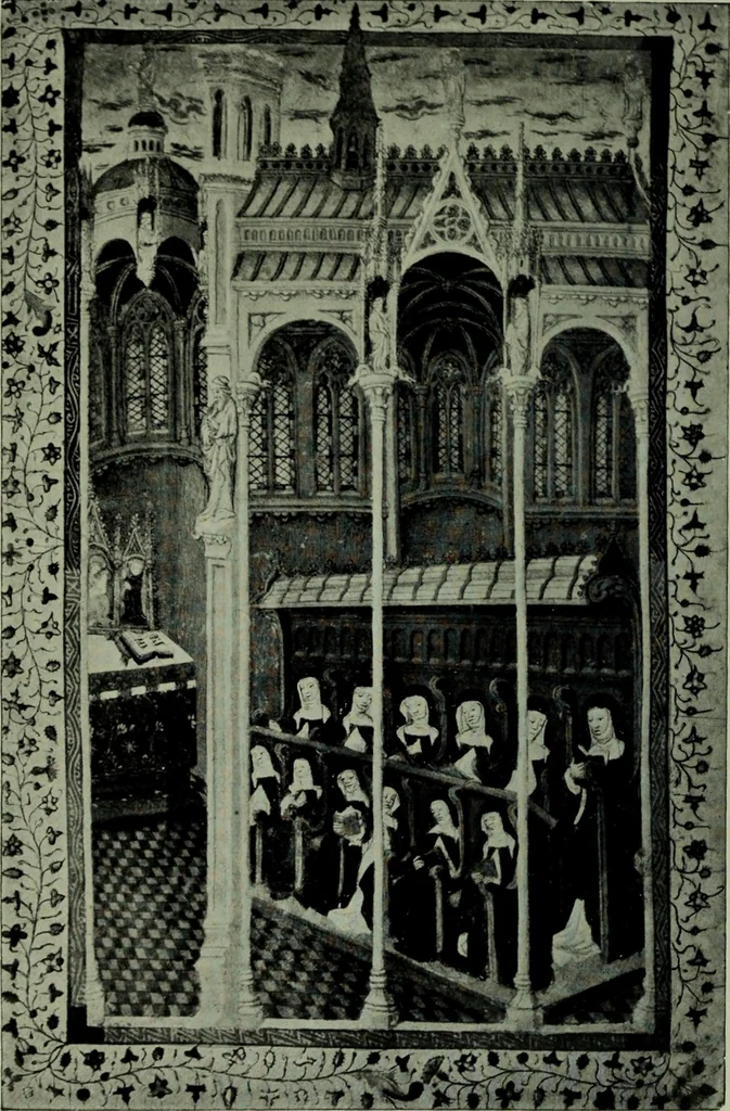 An illustration from English monastic life, 1904, leaf 410