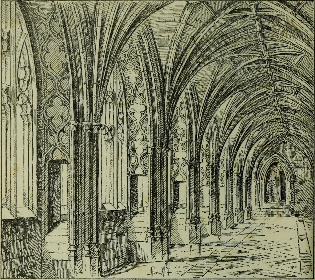 An illustration from English monastic life, 1904, leaf 50