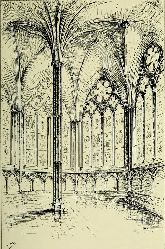 An illustration from English monastic life, 1904, leaf 63