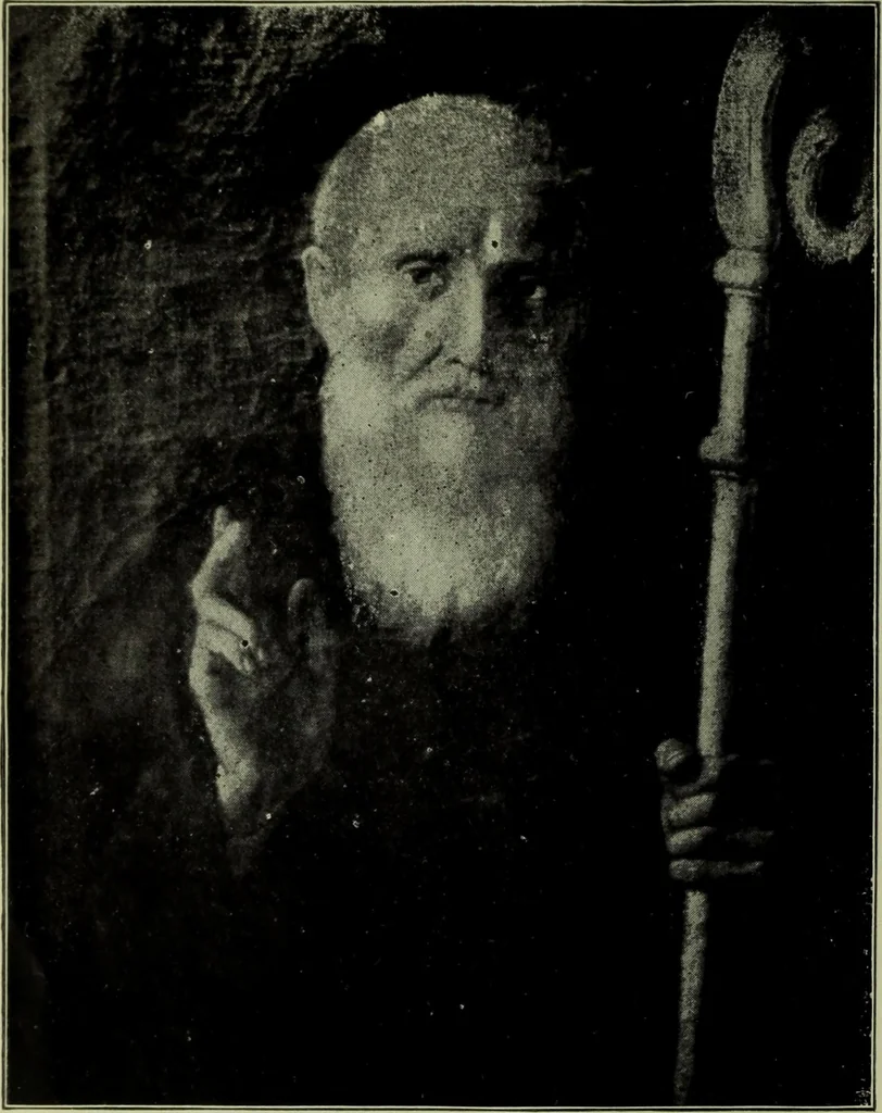 An illustration from English monastic life, 1904, leaf 8