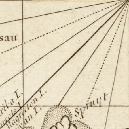 An illustration from The English pilot. [cartographic material] : The fourth book. Describing The West-India navigation, from Hudson's Bay to the River Amazones. Particularly delineating The Sea Coasts, Capes, Headlands, Rivers, Bays, Roads, Havens, Harbours, Streights, Rocks, Sands, Shoals, Banks, Depths of Water, and Anchorage, with all the Islands therein, as Jamaica, Cuba, Hispaniola, Barbadoes, Antigua, Bermudas, Porto Rico, and the rest of the Caribbee and Bahama Islands. Also, A new Description of Newfoundland, New England, New York, East and West New- Jersey, Dellawar Bay, Virginia, Maryland, Carolina. showing, The Courses and Distances from one Place to another; the Ebbing and Flowing of the Sea, the Setting of the Tides and Currents, &c. With many other Things necessary to be known in Navigation., 1775, leaf 104