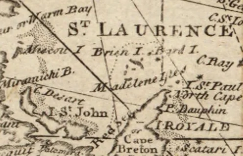 An illustration from The English pilot. [cartographic material] : The fourth book. Describing The West-India navigation, from Hudson's Bay to the River Amazones. Particularly delineating The Sea Coasts, Capes, Headlands, Rivers, Bays, Roads, Havens, Harbours, Streights, Rocks, Sands, Shoals, Banks, Depths of Water, and Anchorage, with all the Islands therein, as Jamaica, Cuba, Hispaniola, Barbadoes, Antigua, Bermudas, Porto Rico, and the rest of the Caribbee and Bahama Islands. Also, A new Description of Newfoundland, New England, New York, East and West New- Jersey, Dellawar Bay, Virginia, Maryland, Carolina. showing, The Courses and Distances from one Place to another; the Ebbing and Flowing of the Sea, the Setting of the Tides and Currents, &c. With many other Things necessary to be known in Navigation., 1775, leaf 16