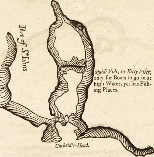 An illustration from The English pilot. [cartographic material] : The fourth book. Describing The West-India navigation, from Hudson's Bay to the River Amazones. Particularly delineating The Sea Coasts, Capes, Headlands, Rivers, Bays, Roads, Havens, Harbours, Streights, Rocks, Sands, Shoals, Banks, Depths of Water, and Anchorage, with all the Islands therein, as Jamaica, Cuba, Hispaniola, Barbadoes, Antigua, Bermudas, Porto Rico, and the rest of the Caribbee and Bahama Islands. Also, A new Description of Newfoundland, New England, New York, East and West New- Jersey, Dellawar Bay, Virginia, Maryland, Carolina. showing, The Courses and Distances from one Place to another; the Ebbing and Flowing of the Sea, the Setting of the Tides and Currents, &c. With many other Things necessary to be known in Navigation., 1775, leaf 34