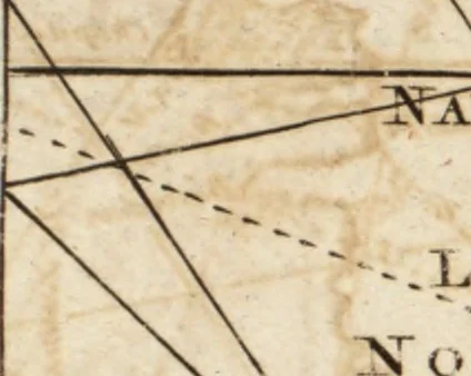 An illustration from The English pilot. [cartographic material] : The fourth book. Describing The West-India navigation, from Hudson's Bay to the River Amazones. Particularly delineating The Sea Coasts, Capes, Headlands, Rivers, Bays, Roads, Havens, Harbours, Streights, Rocks, Sands, Shoals, Banks, Depths of Water, and Anchorage, with all the Islands therein, as Jamaica, Cuba, Hispaniola, Barbadoes, Antigua, Bermudas, Porto Rico, and the rest of the Caribbee and Bahama Islands. Also, A new Description of Newfoundland, New England, New York, East and West New- Jersey, Dellawar Bay, Virginia, Maryland, Carolina. showing, The Courses and Distances from one Place to another; the Ebbing and Flowing of the Sea, the Setting of the Tides and Currents, &c. With many other Things necessary to be known in Navigation., 1775, leaf 48