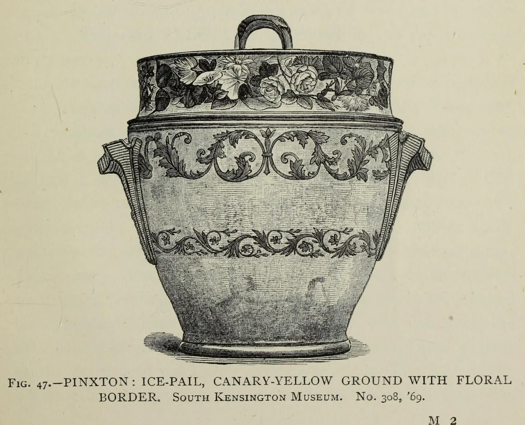 An illustration from English porcelain : a handbook to the china made in England during the eighteenth century as illustrated by specimens in the national collections, 1894, leaf 183