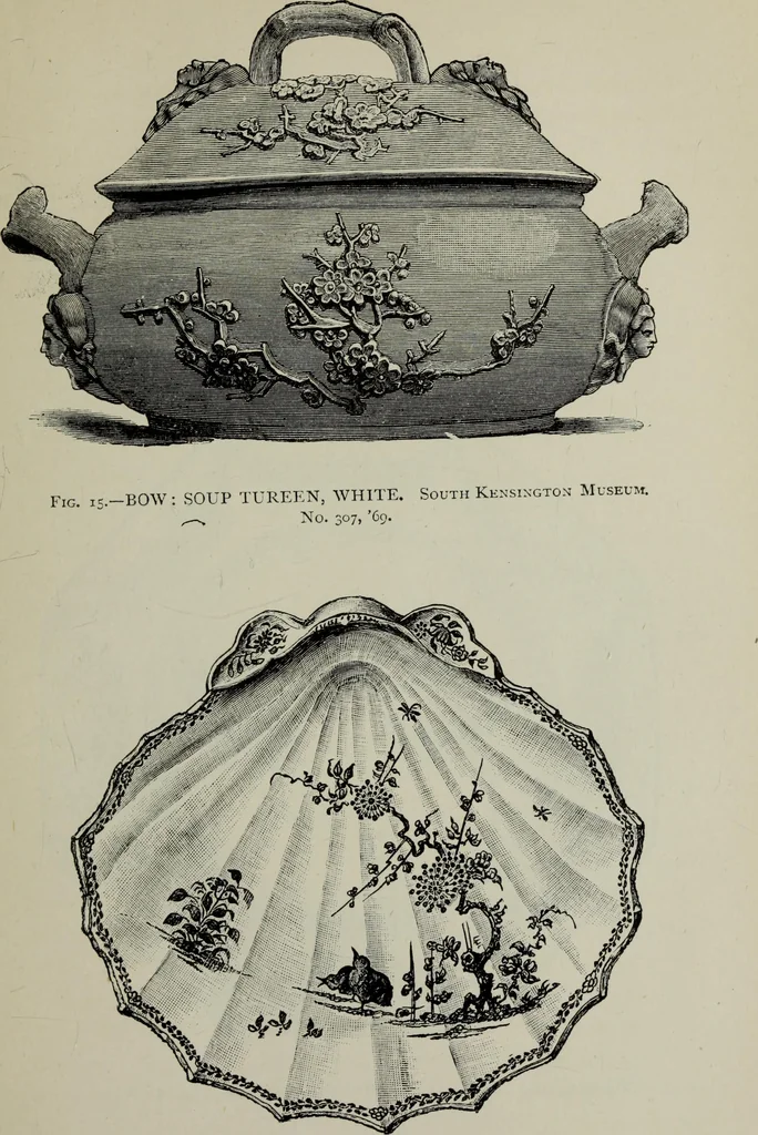An illustration from English porcelain : a handbook to the china made in England during the eighteenth century as illustrated by specimens in the national collections, 1894, leaf 73
