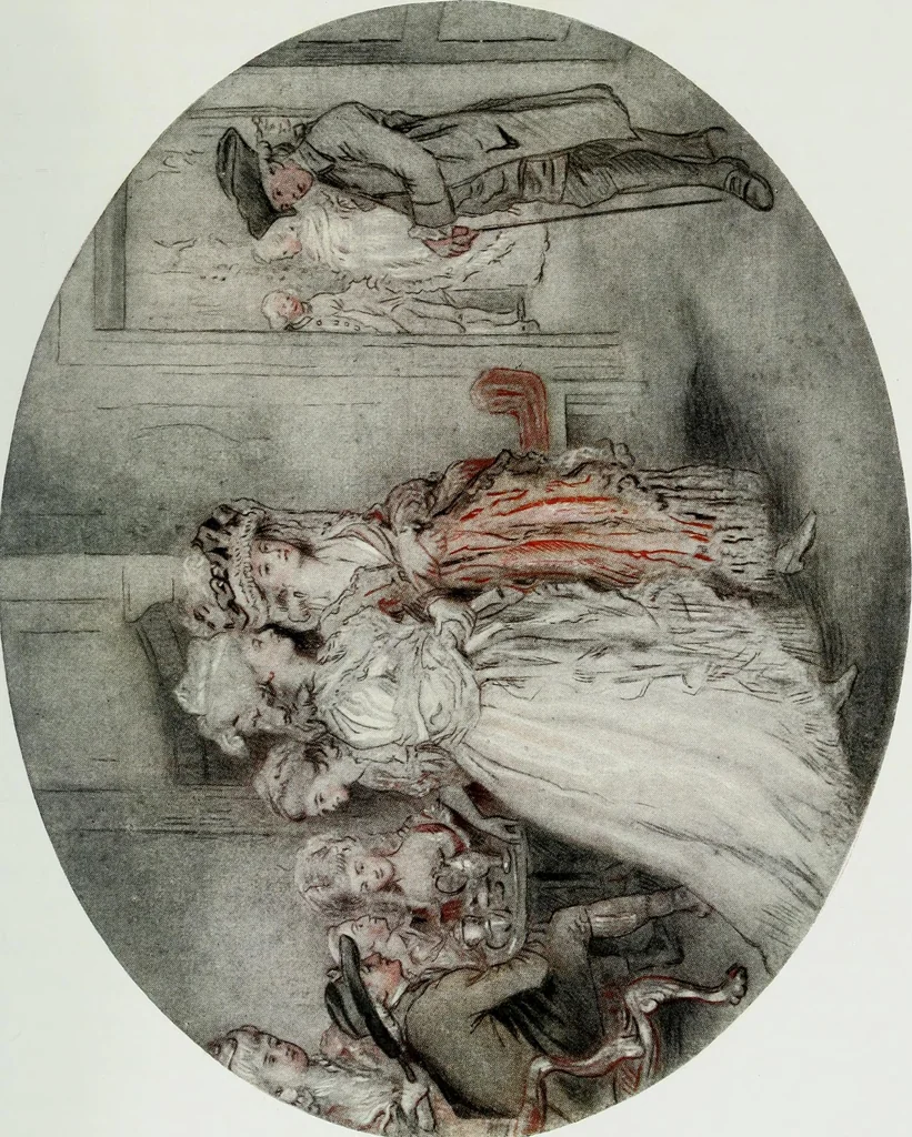 An illustration from English society of the eighteenth century in contemporary art, 1907, leaf 109