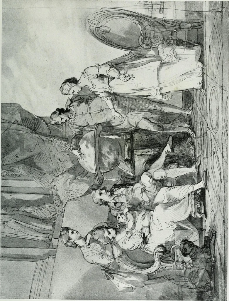 An illustration from English society of the eighteenth century in contemporary art, 1907, leaf 123