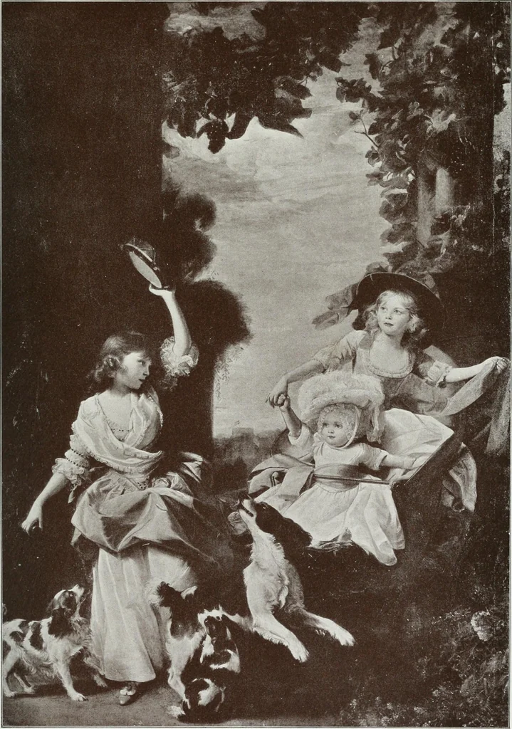 An illustration from English society of the eighteenth century in contemporary art, 1907, leaf 135