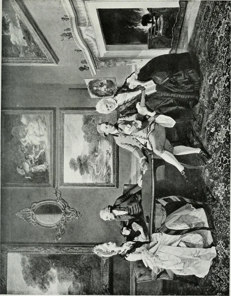 An illustration from English society of the eighteenth century in contemporary art, 1907, leaf 139