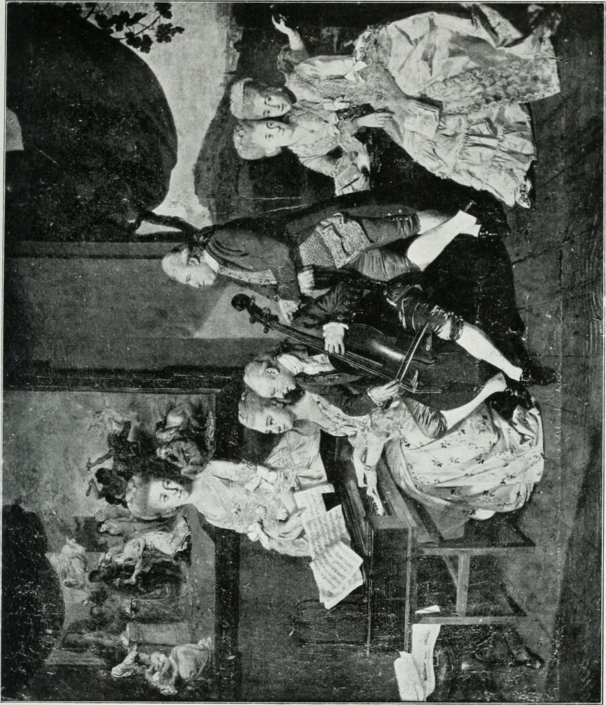 An illustration from English society of the eighteenth century in contemporary art, 1907, leaf 141