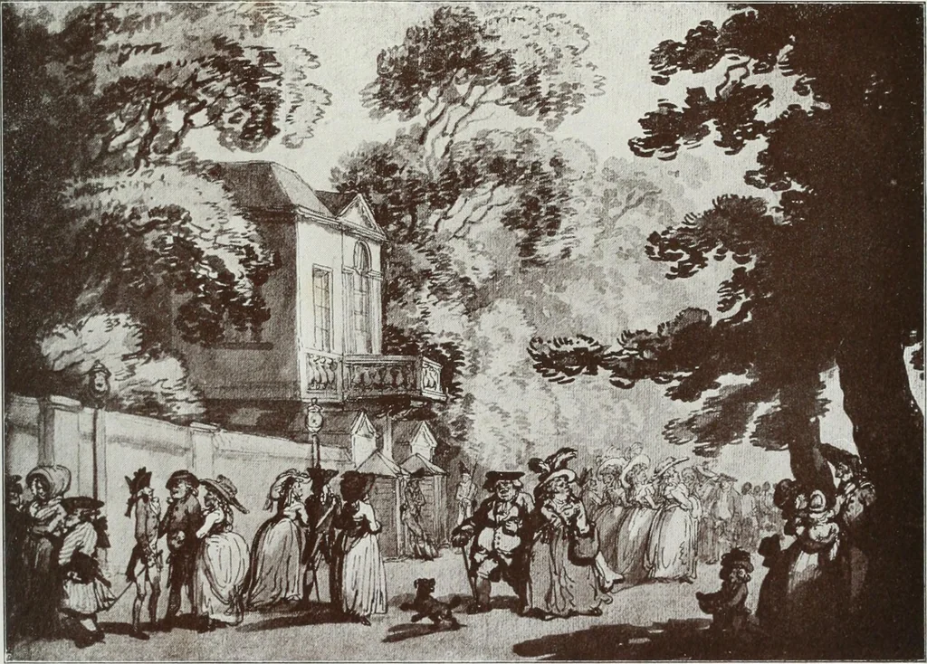 An illustration from English society of the eighteenth century in contemporary art, 1907, leaf 149