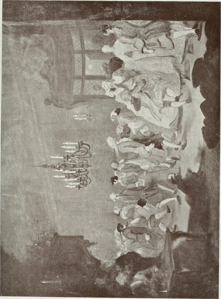 An illustration from English society of the eighteenth century in contemporary art, 1907, leaf 45