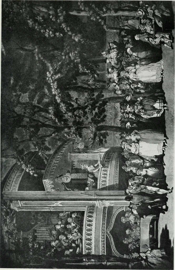 An illustration from English society of the eighteenth century in contemporary art, 1907, leaf 61