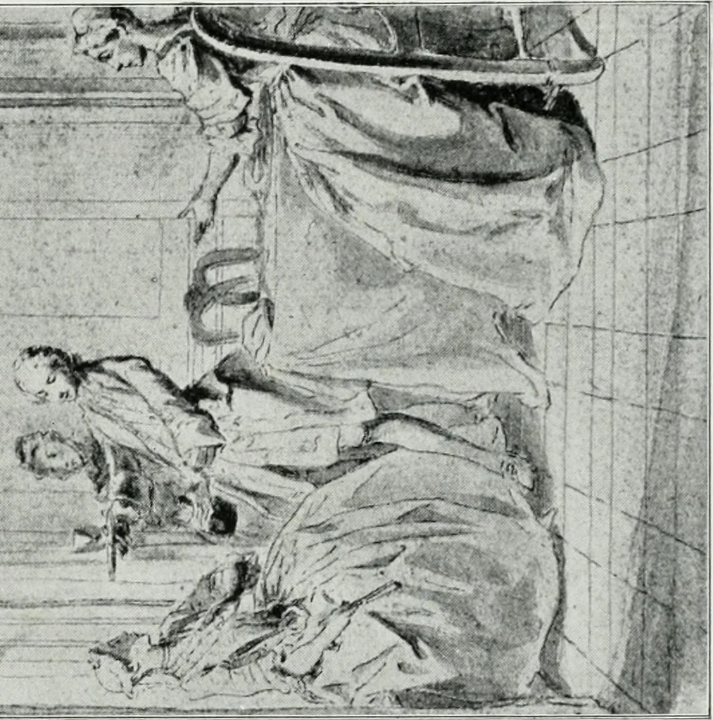 An illustration from English society of the eighteenth century in contemporary art, 1907, leaf 75