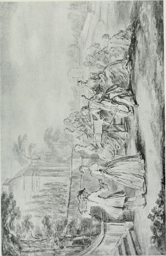 An illustration from English society of the eighteenth century in contemporary art, 1907, leaf 79