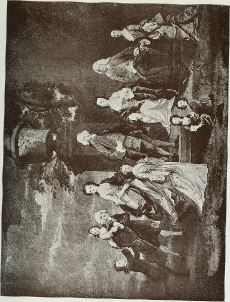 An illustration from English society of the eighteenth century in contemporary art, 1907, leaf 91