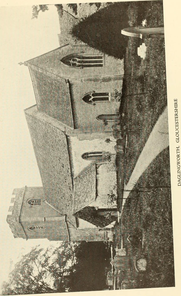 An illustration from The English village church : exteriors and interiors, 1921, leaf 101