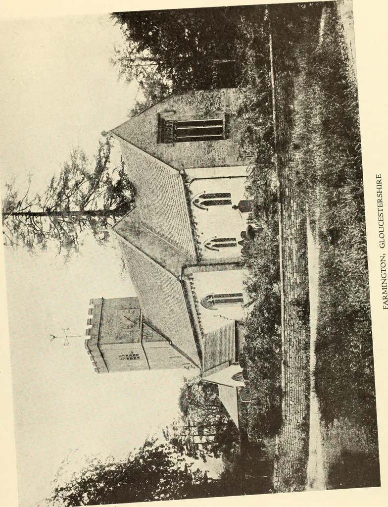 An illustration from The English village church : exteriors and interiors, 1921, leaf 111