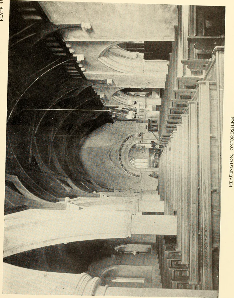 An illustration from The English village church : exteriors and interiors, 1921, leaf 137