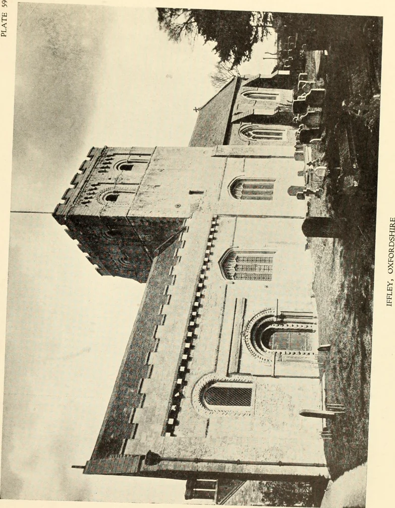 An illustration from The English village church : exteriors and interiors, 1921, leaf 145