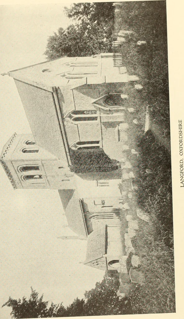 An illustration from The English village church : exteriors and interiors, 1921, leaf 163