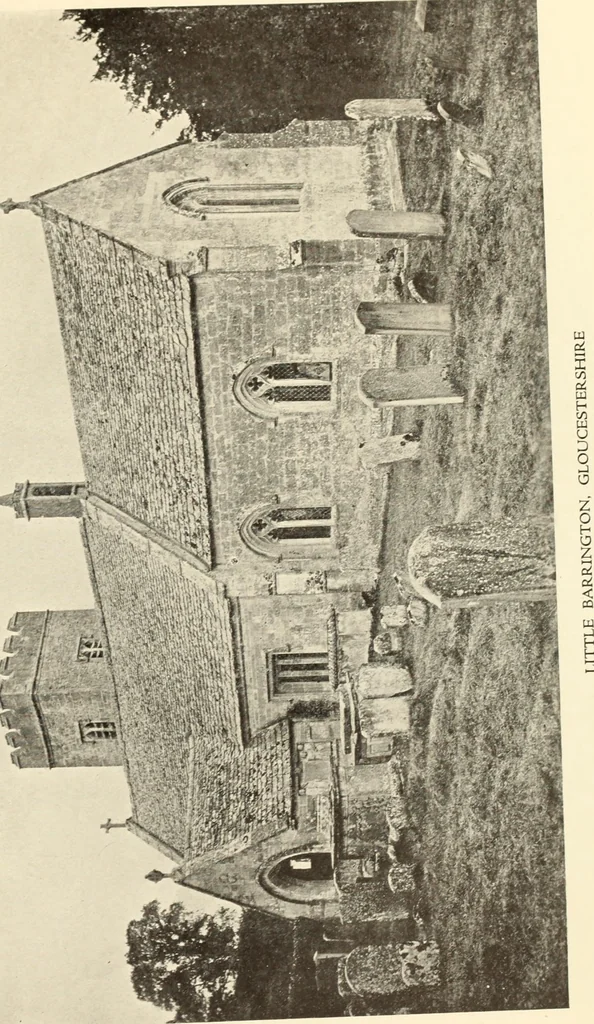An illustration from The English village church : exteriors and interiors, 1921, leaf 171