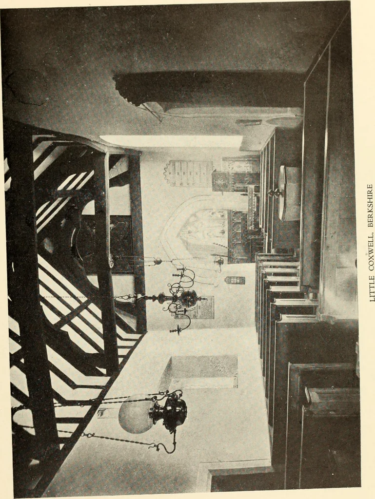 An illustration from The English village church : exteriors and interiors, 1921, leaf 175