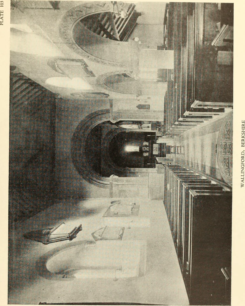 An illustration from The English village church : exteriors and interiors, 1921, leaf 233