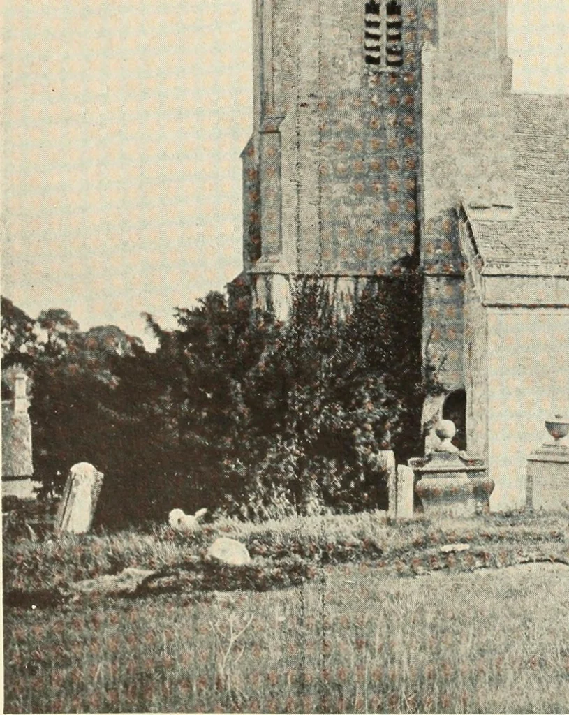 An illustration from The English village church : exteriors and interiors, 1921, leaf 245