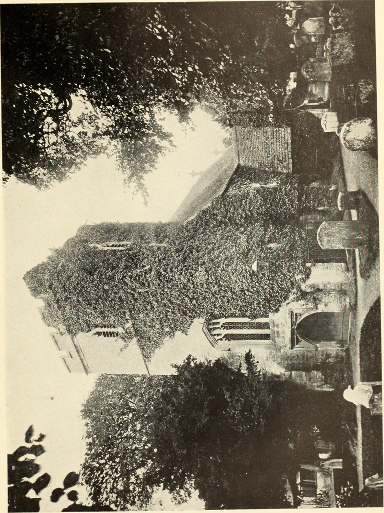 An illustration from The English village church : exteriors and interiors, 1921, leaf 251