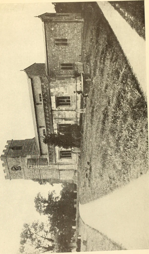 An illustration from The English village church : exteriors and interiors, 1921, leaf 27