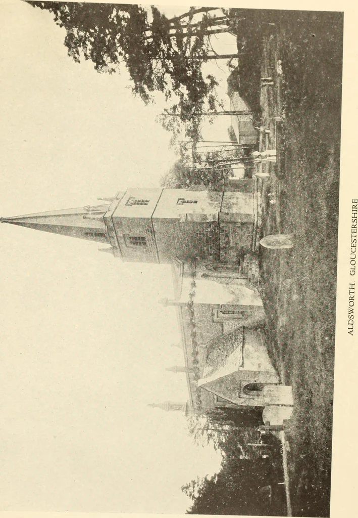 An illustration from The English village church : exteriors and interiors, 1921, leaf 31