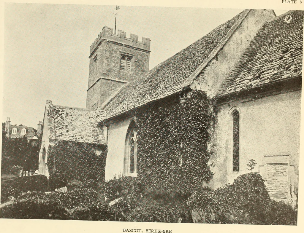 An illustration from The English village church : exteriors and interiors, 1921, leaf 39