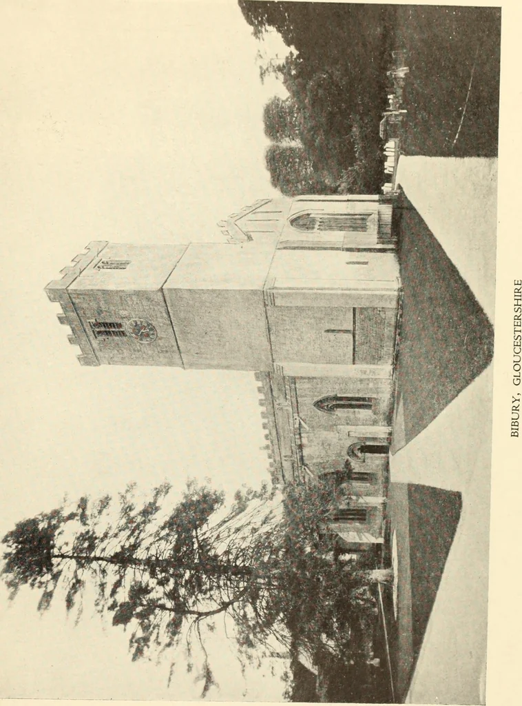 An illustration from The English village church : exteriors and interiors, 1921, leaf 43