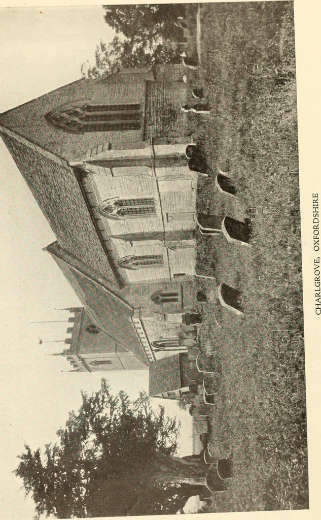 An illustration from The English village church : exteriors and interiors, 1921, leaf 73