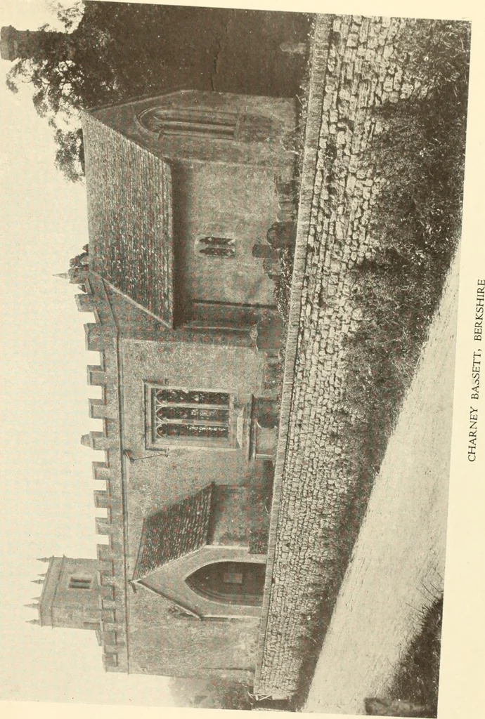 An illustration from The English village church : exteriors and interiors, 1921, leaf 75