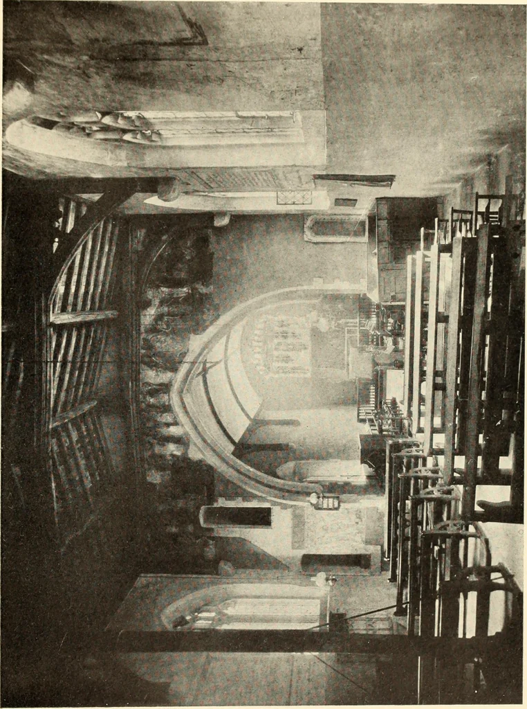 An illustration from The English village church : exteriors and interiors, 1921, leaf 97