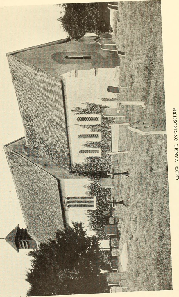 An illustration from The English village church : exteriors and interiors, 1921, leaf 99