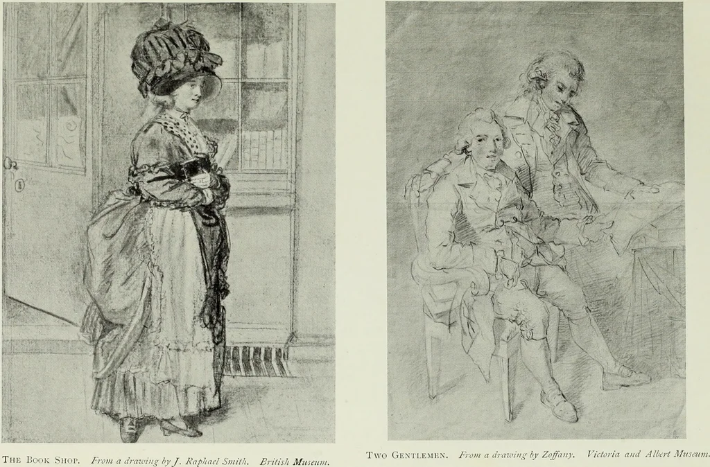 An illustration from English society of the eighteenth century in contemporary art, 1907, leaf 110