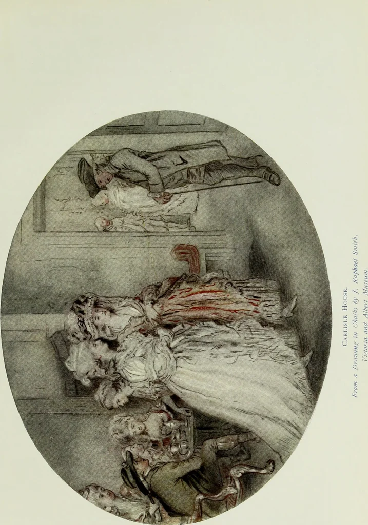 An illustration from English society of the eighteenth century in contemporary art, 1907, leaf 114
