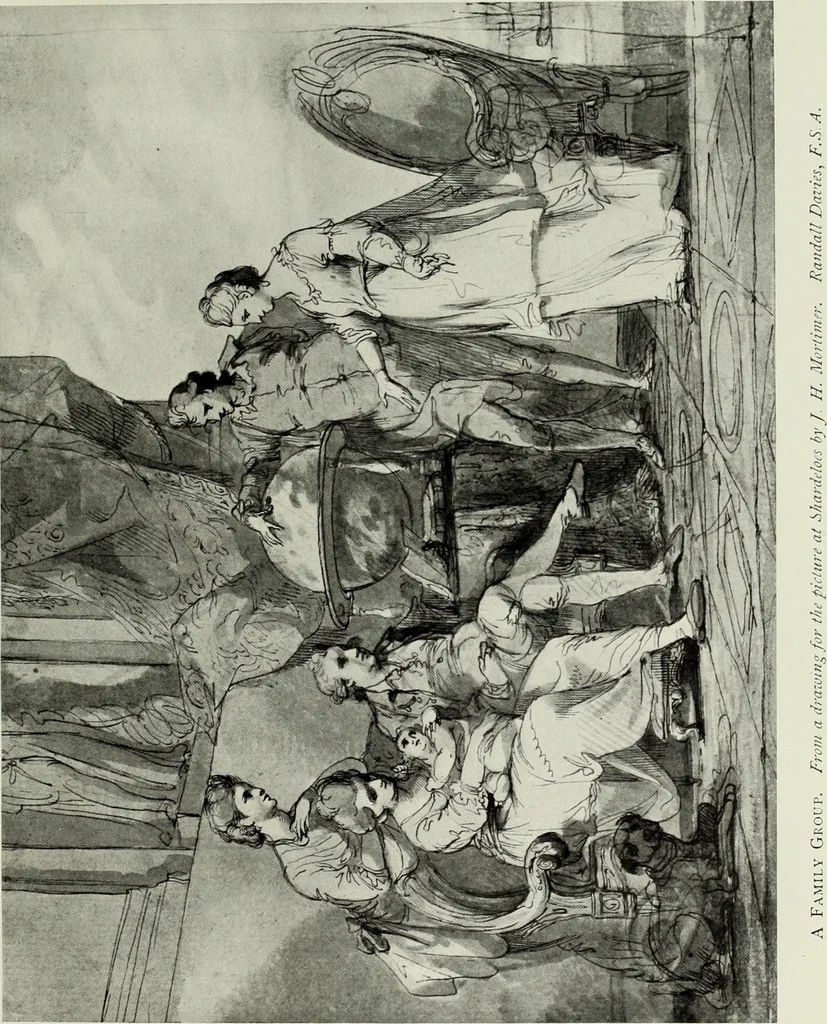 An illustration from English society of the eighteenth century in contemporary art, 1907, leaf 128