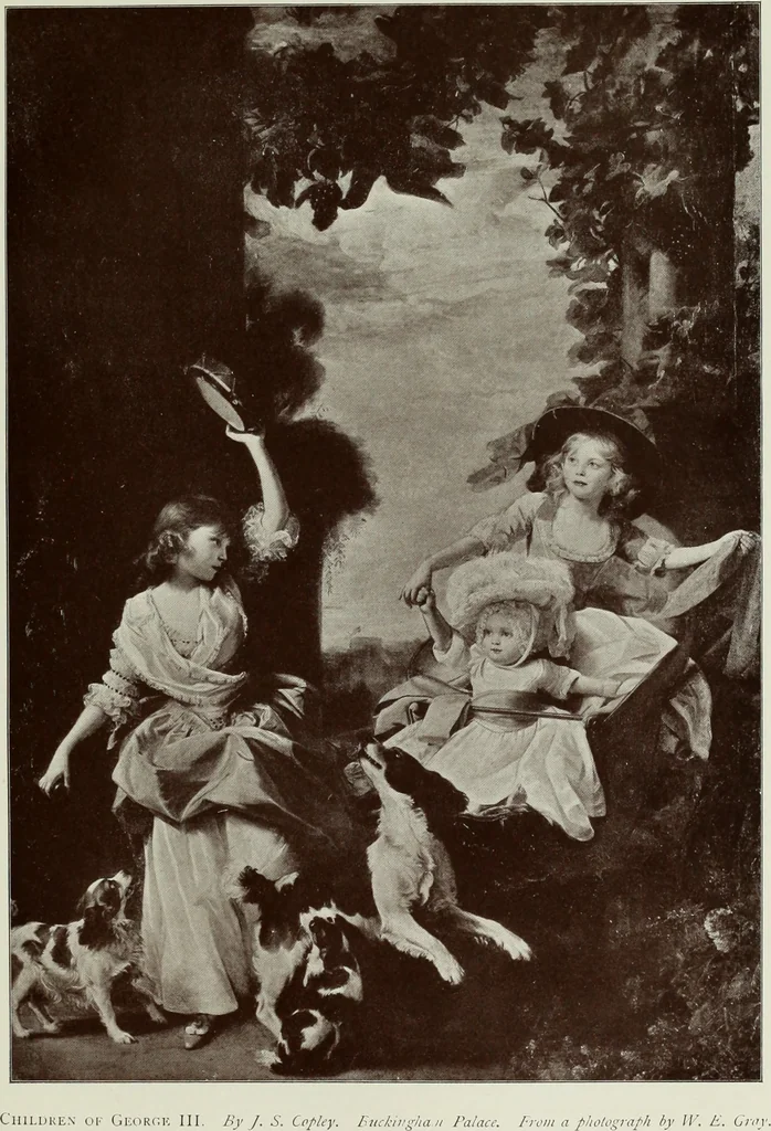 An illustration from English society of the eighteenth century in contemporary art, 1907, leaf 140