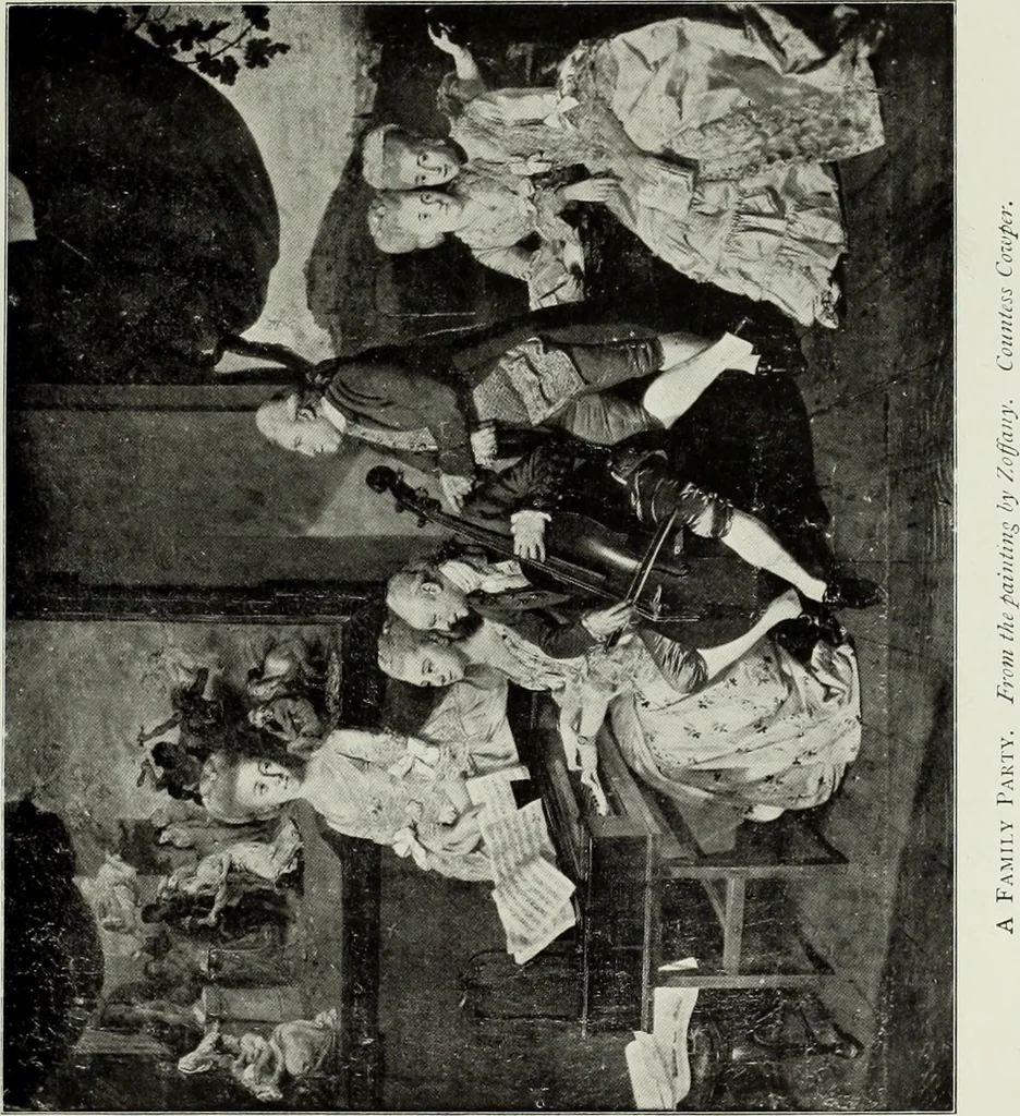 An illustration from English society of the eighteenth century in contemporary art, 1907, leaf 144