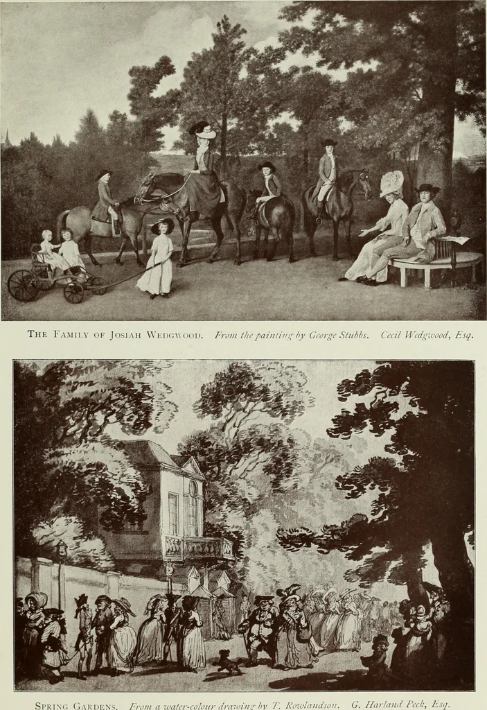 An illustration from English society of the eighteenth century in contemporary art, 1907, leaf 154